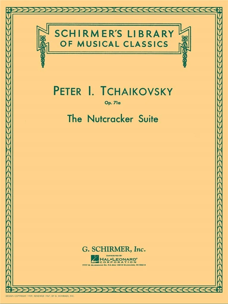 Tchaikovsky - THE NUTCRACKER SUITE, OP. 71A - vierhändig